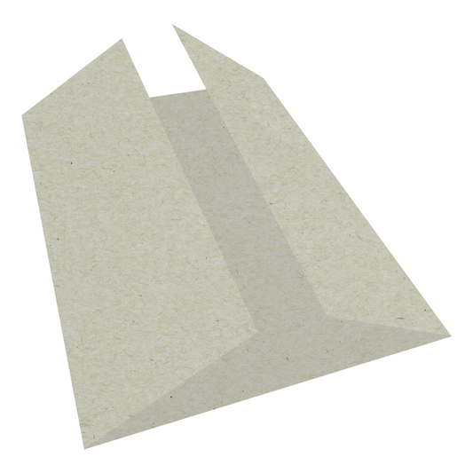 Gray Kraft Gate Fold Cards-Cardstock Warehouse