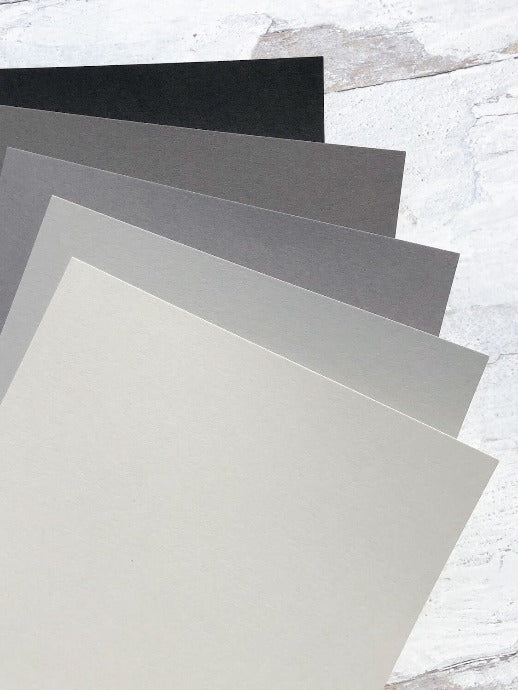 Grayscale Cardstock Collection Fan