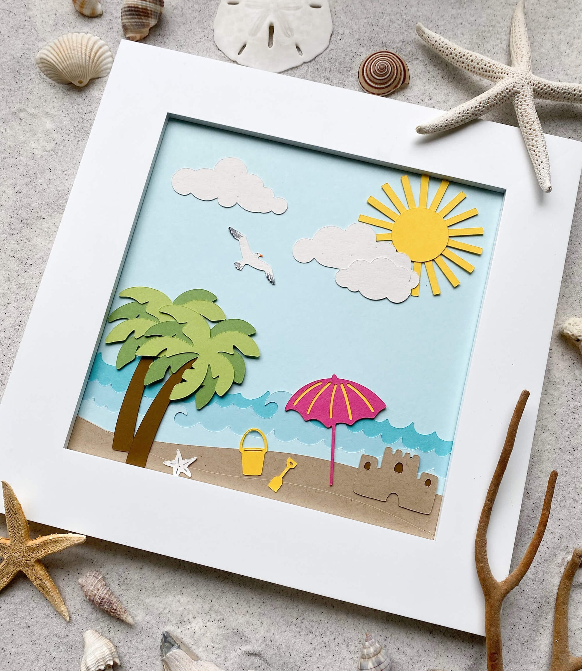 Island Breeze Beach Scene Wall Decor