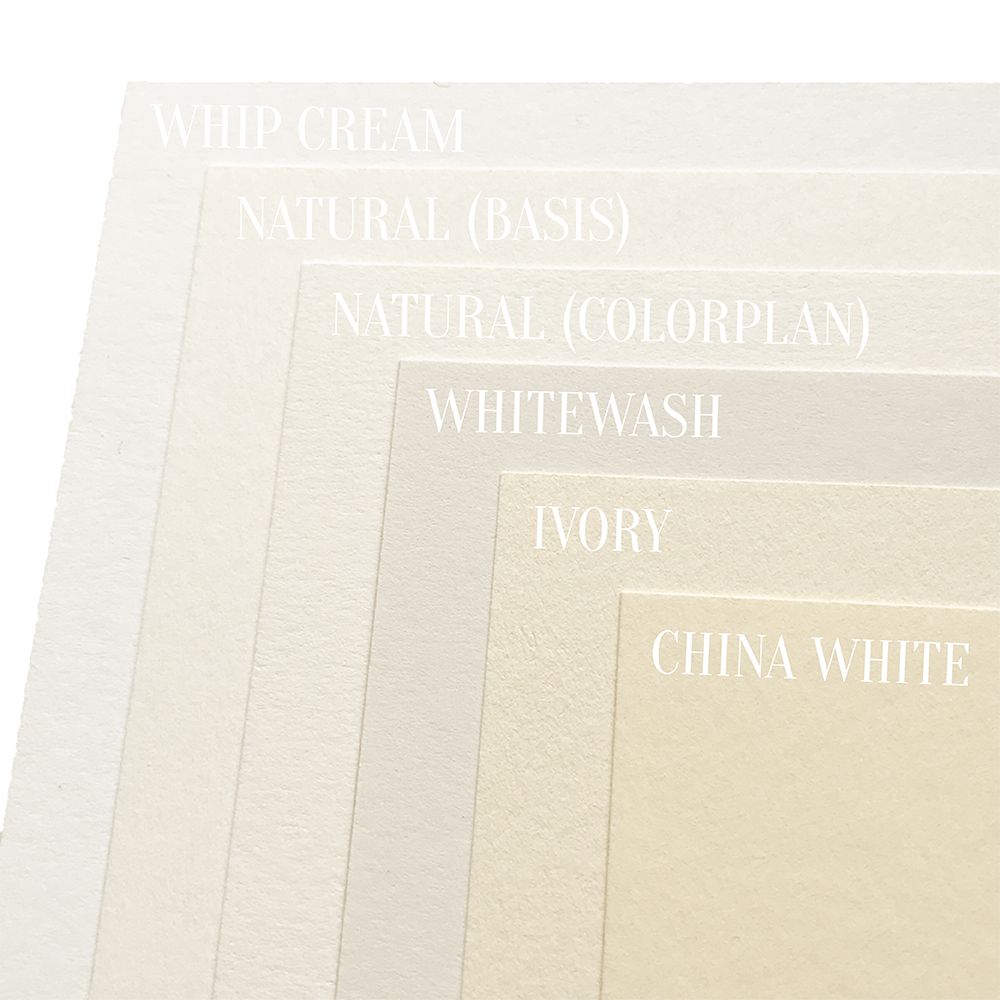 Whitewash White Cardstock  | Solid-Core Recycled