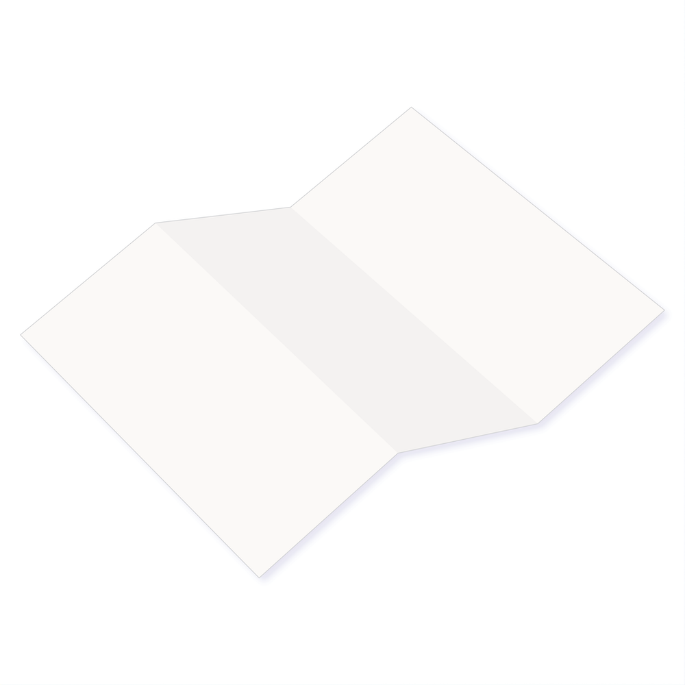 Ivory Tri Fold Card-Cardstock Warehouse