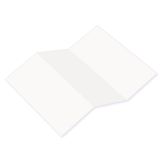 Ivory Tri Fold Card-Cardstock Warehouse