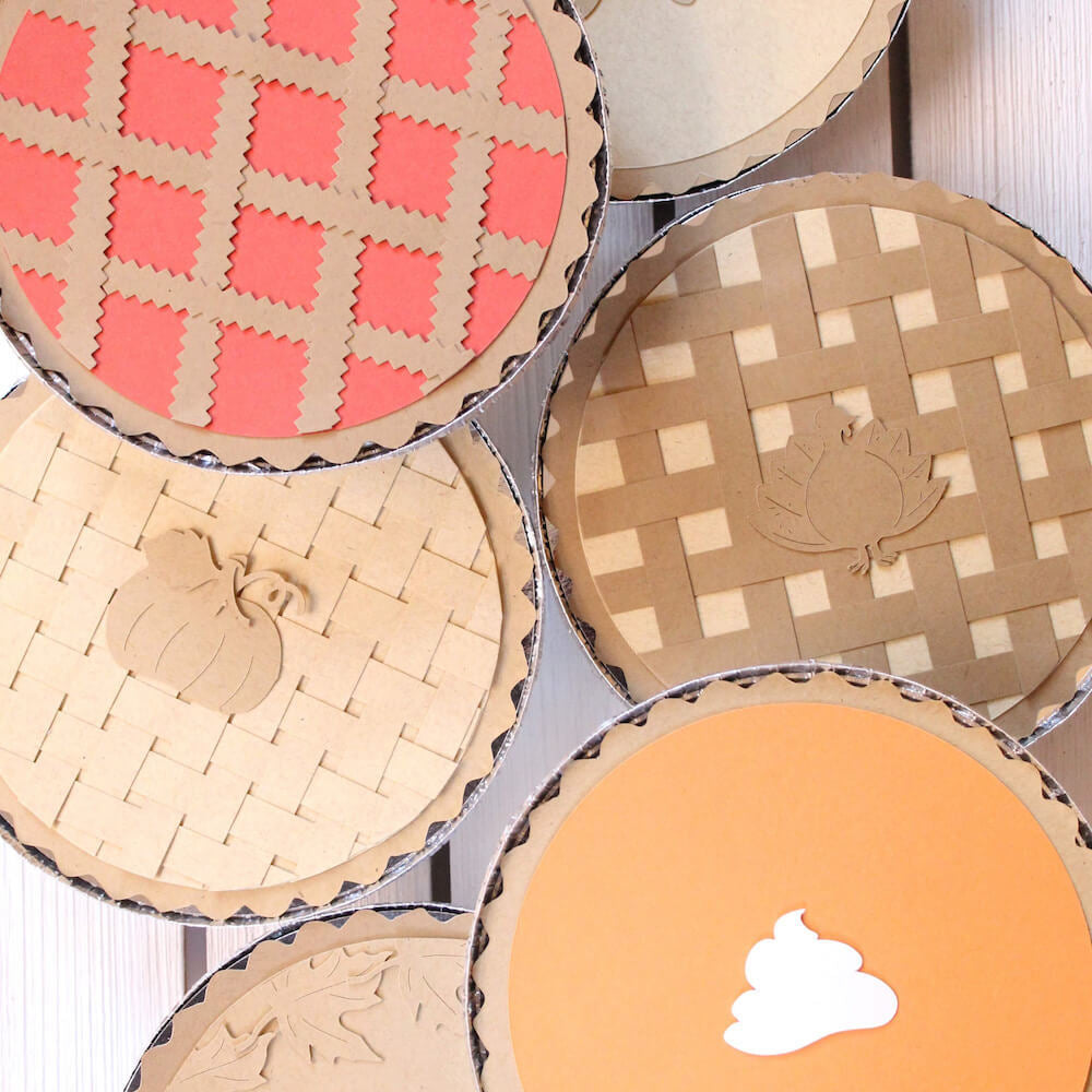 Kraft Cardstock Pies