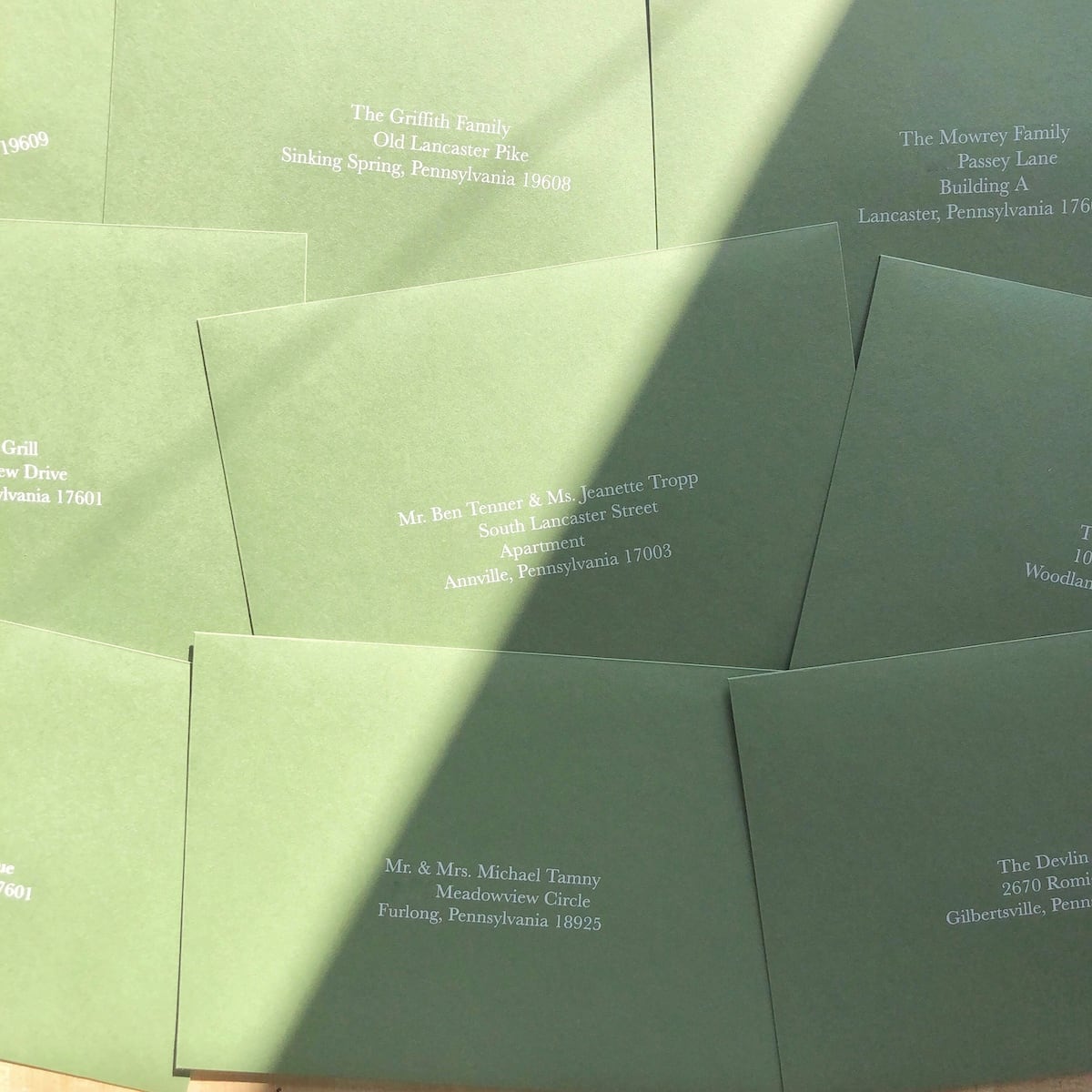 Mid-Green Colorplan Euro Envelopes