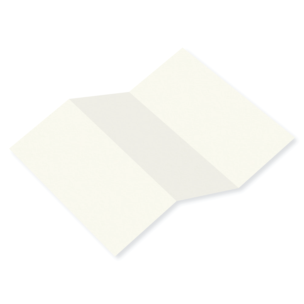 Colorplan Natural Tri Fold Card 