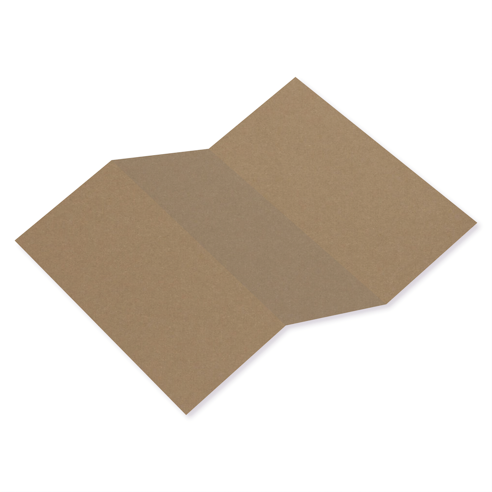 Woodstock Noce Brown Tri Fold Cards