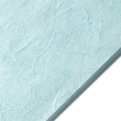 Pale Blue Thai Unryu Mulberry Paper