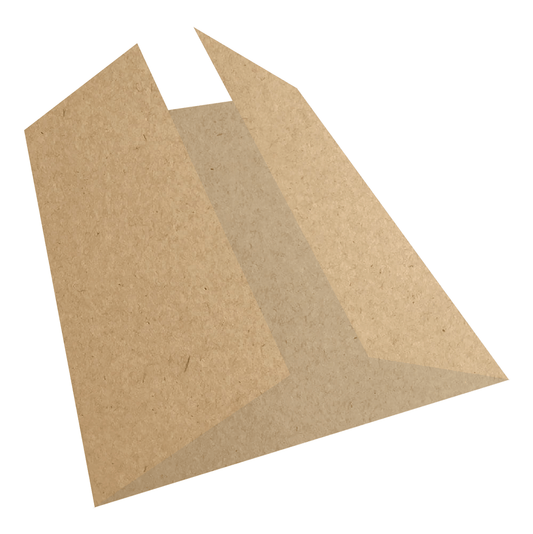 Paper Bag Gate Fold Cards-Cardstock Warehouse