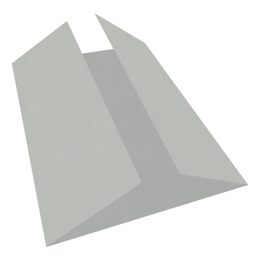 Colorplan Real Grey Gate Fold Cards 