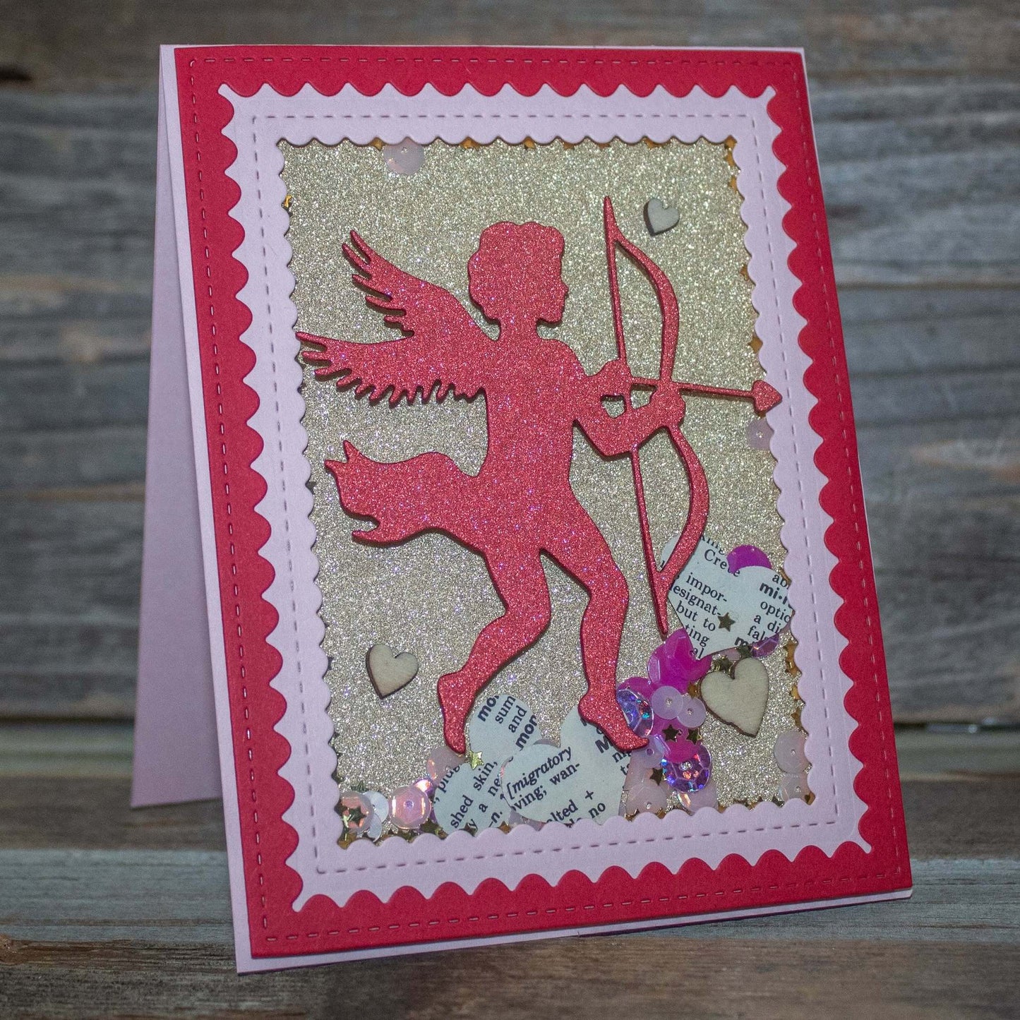 Red Wagon MirriSparkle Glitter Cardstock 