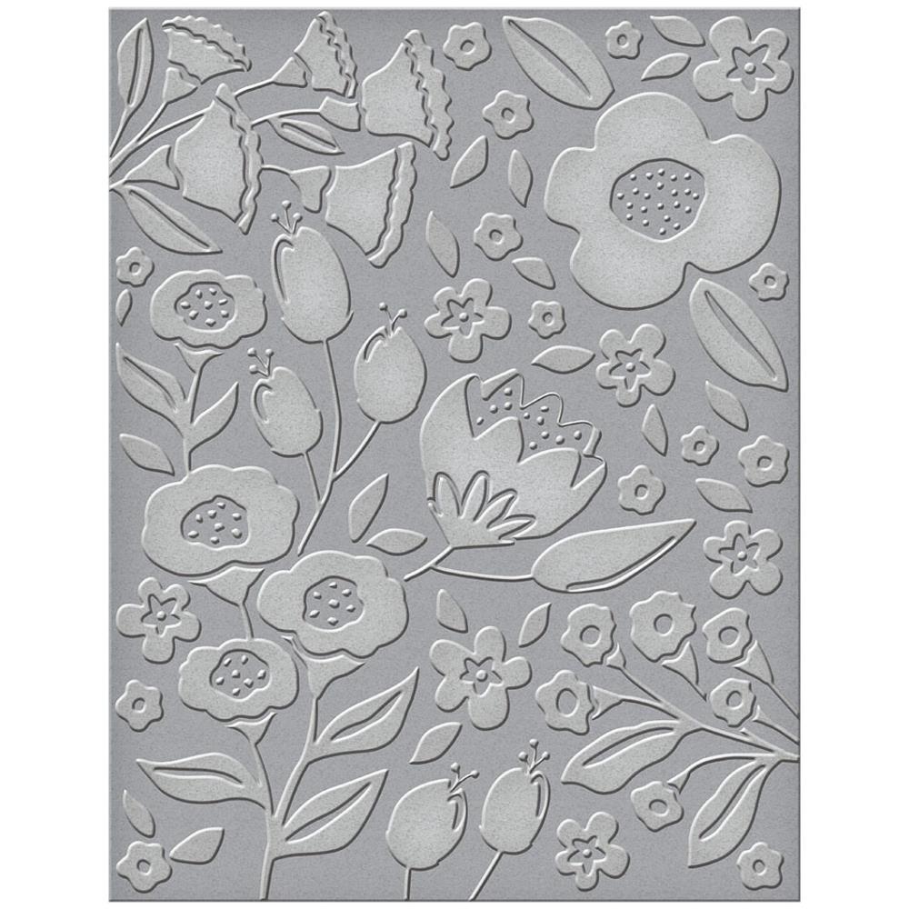 Spellbinders Embossing Folder - Simply Perfect Florets