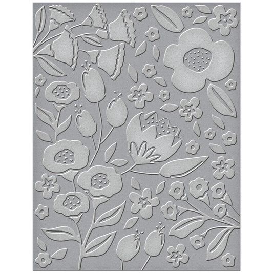 Spellbinders Embossing Folder - Simply Perfect Florets