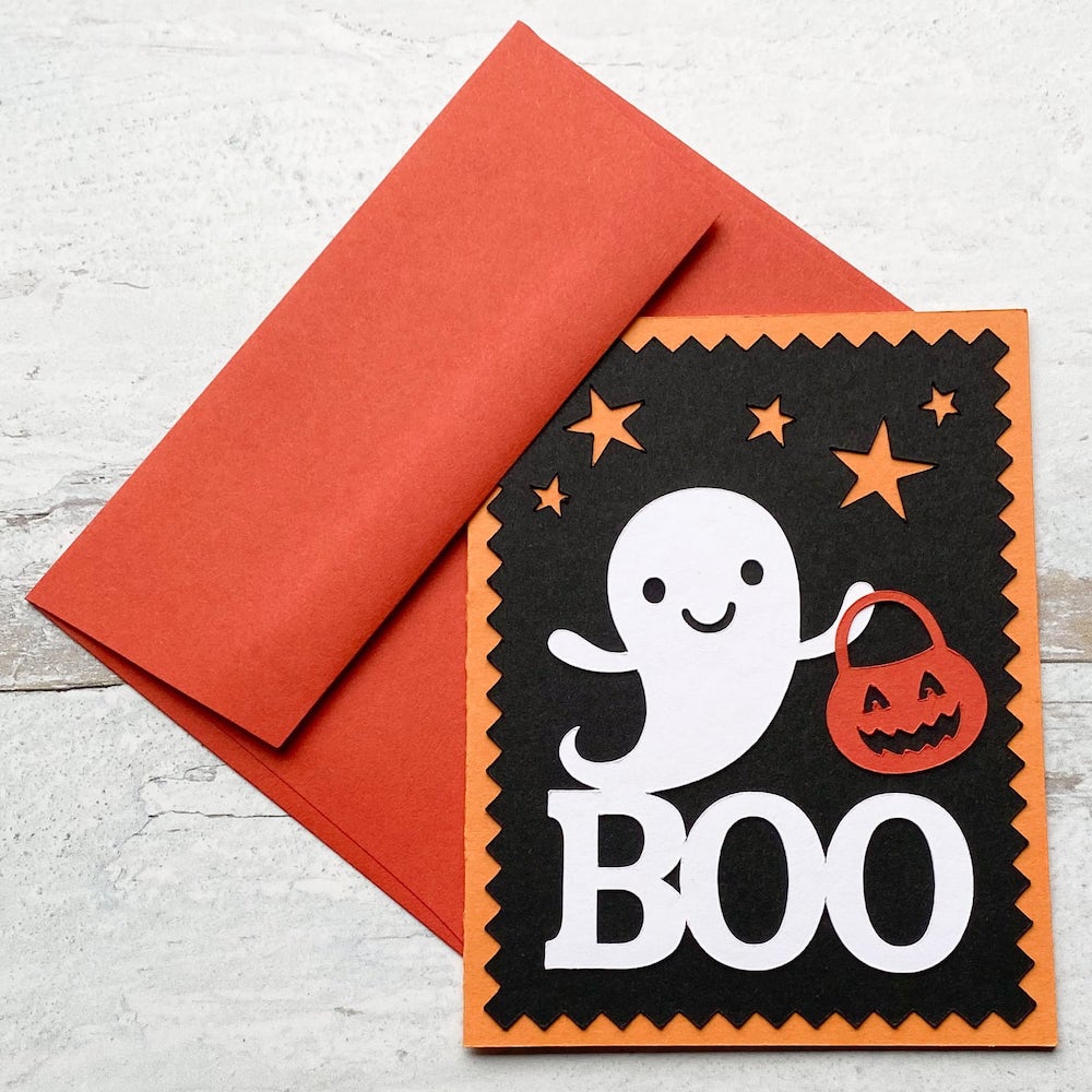  Tangy Orange | Pop-Tone Square Flap Envelopes 