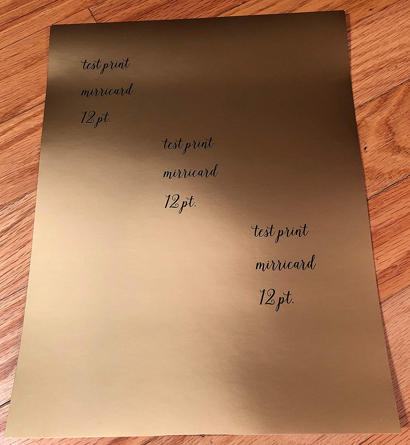 Rose Gold MirriCard Mirror Cardstock