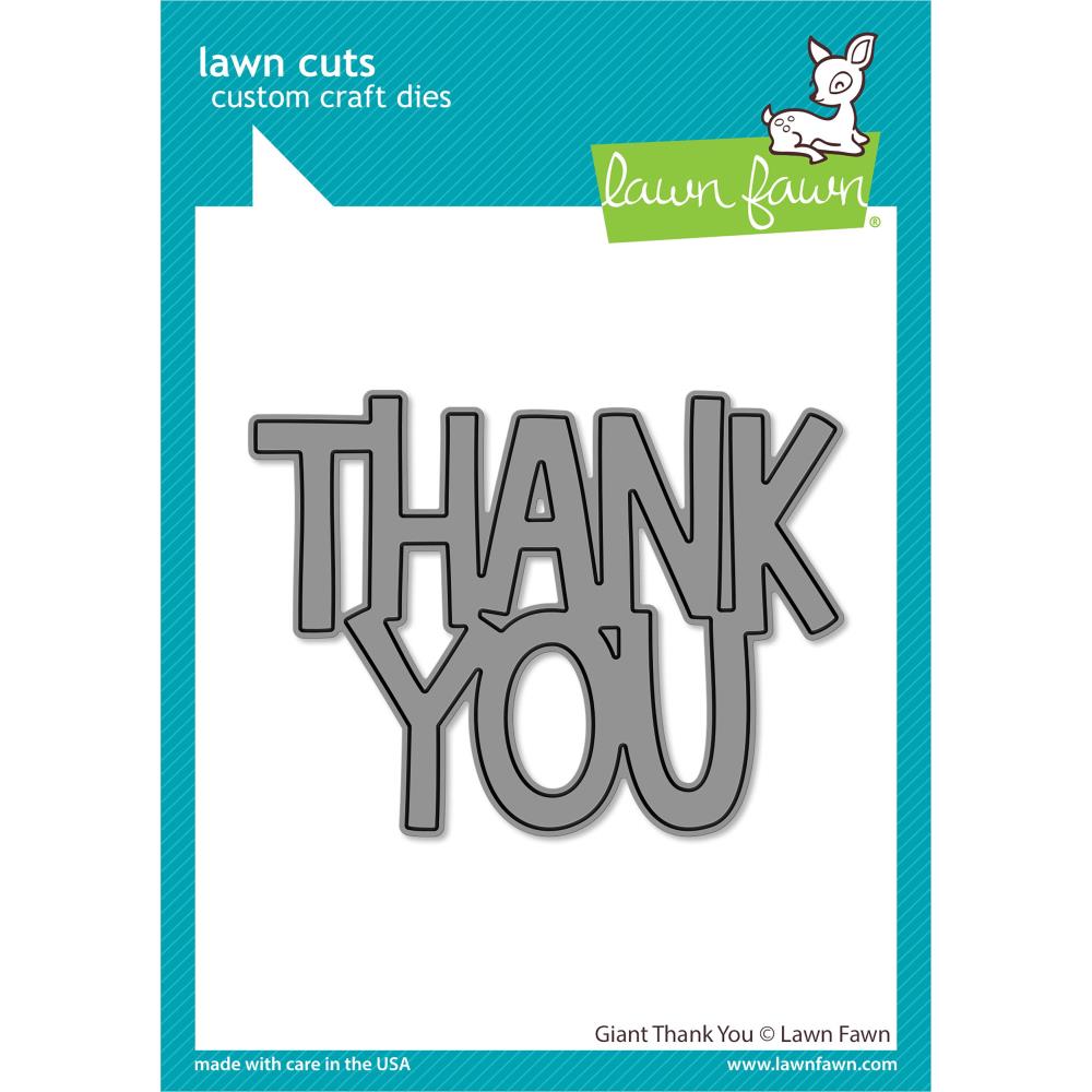 Lawn Cuts Custom Craft Die - Thank You