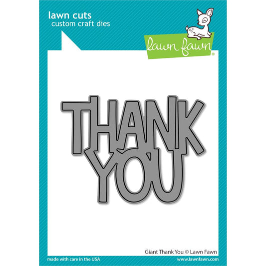 Lawn Cuts Custom Craft Die - Thank You