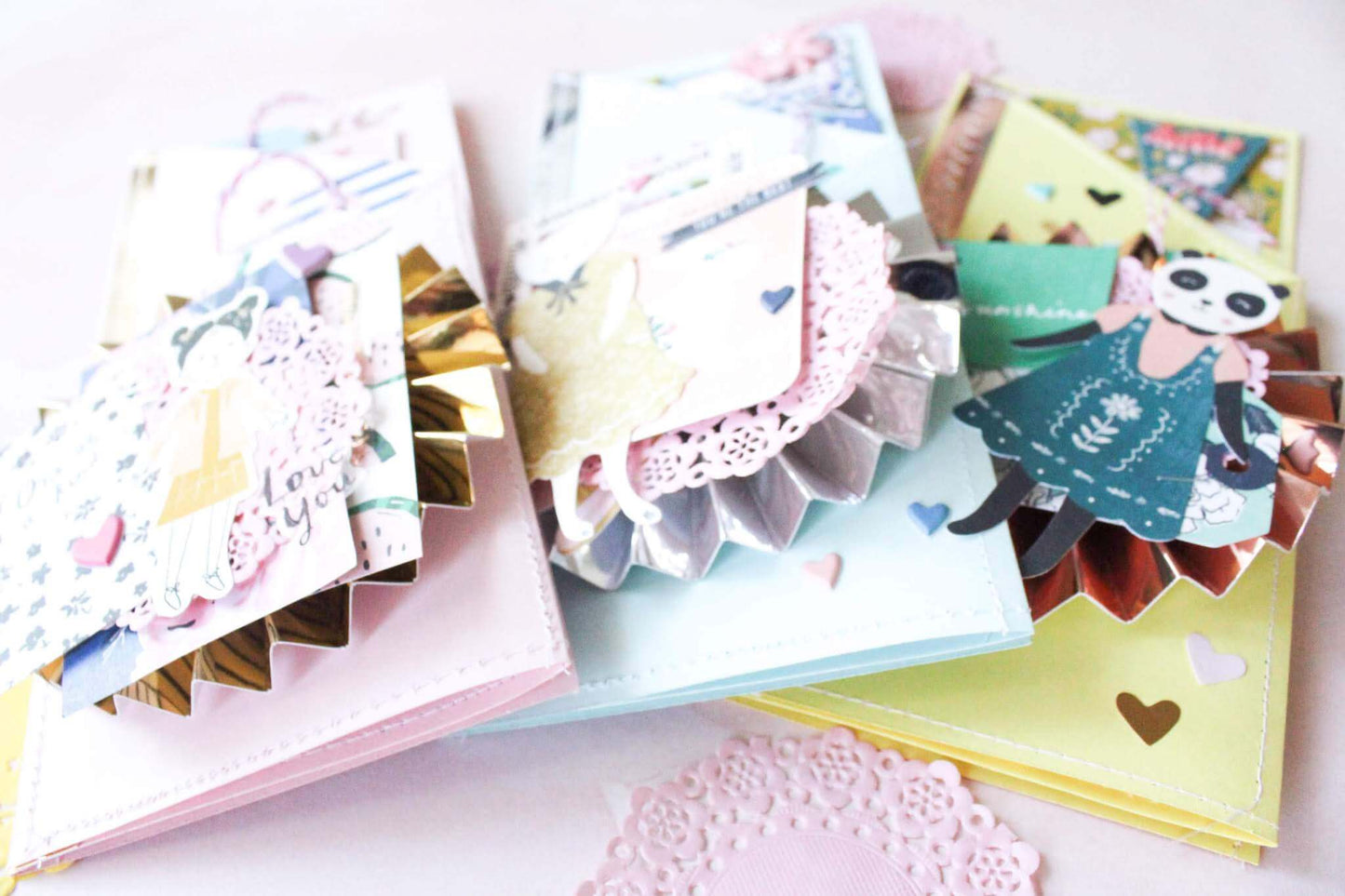 Precious Metals Mirror Cardstock Cards with Die-cuts