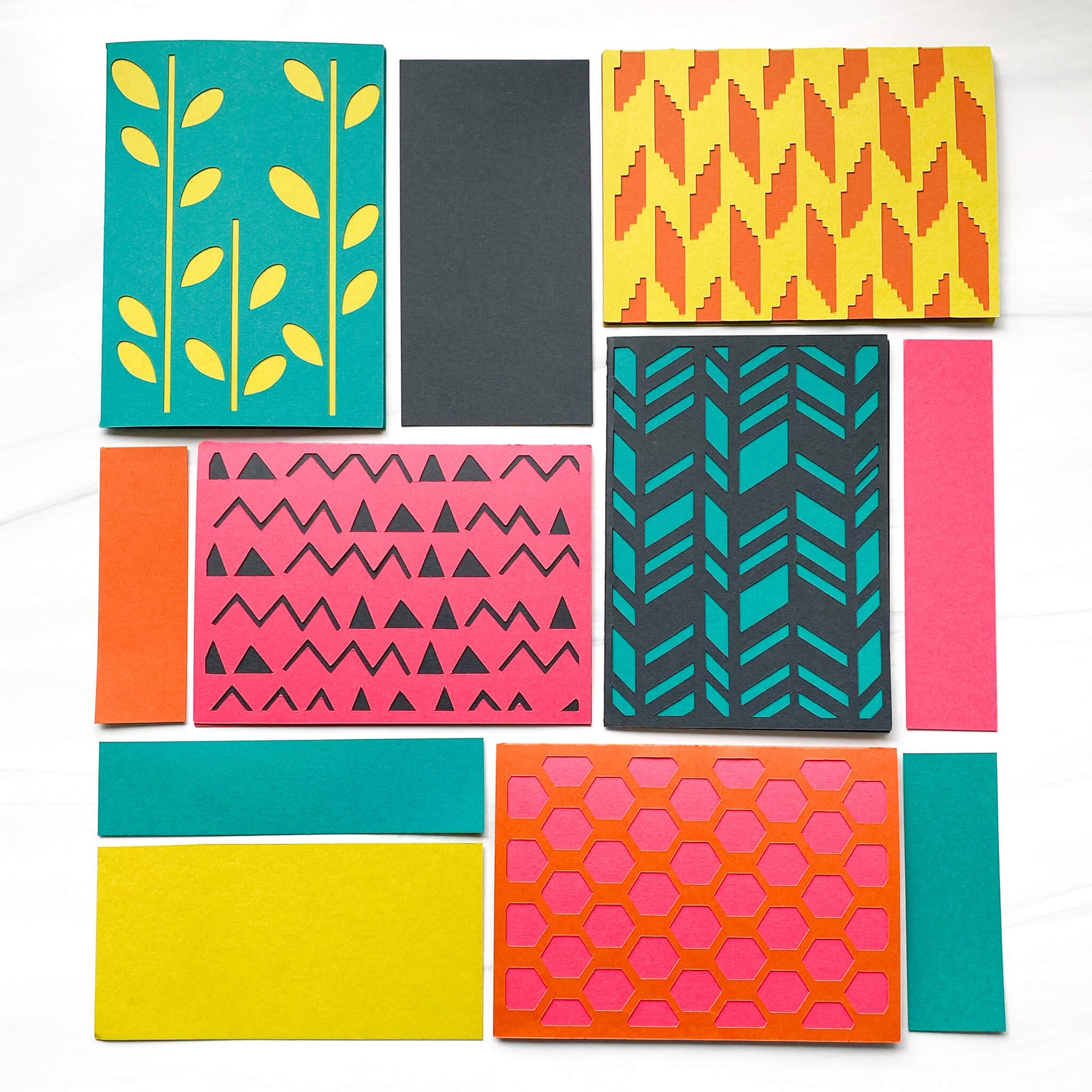 Tropical Nights Flat Card Multipack - 25 Ct.-Cardstock Warehouse