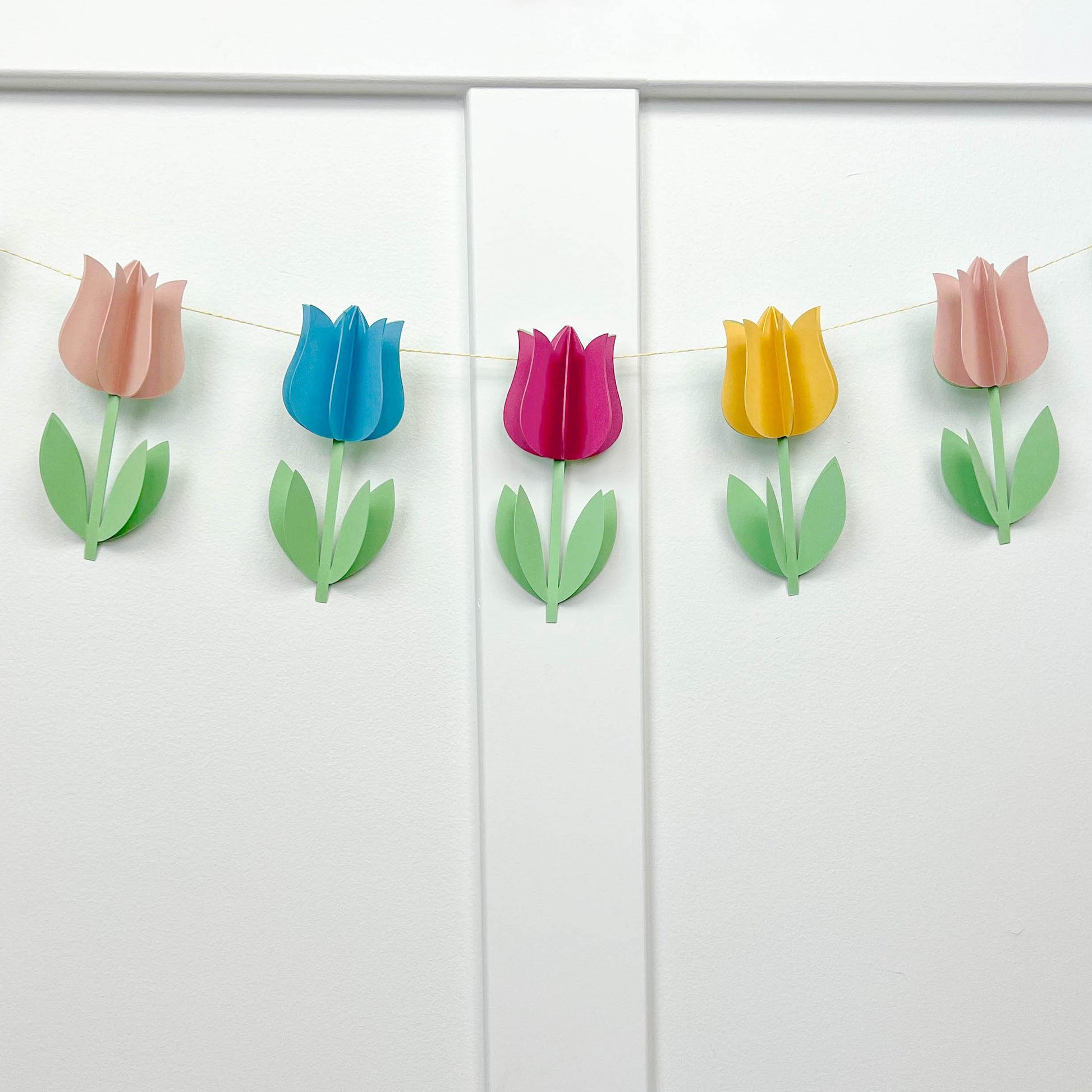 Woodstock Cardstock Paper Tulip Garland