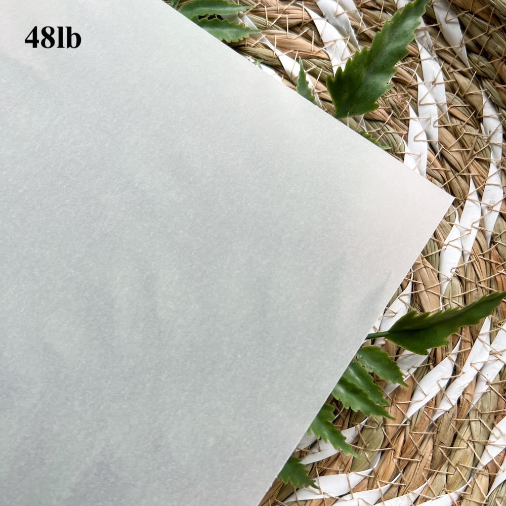 Vellum Translucent Paper | Clear Vellum Paper |  48 lb / 180 gsm