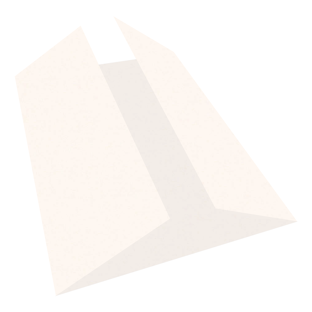 Vellum White Gate Fold Cards-Cardstock Warehouse