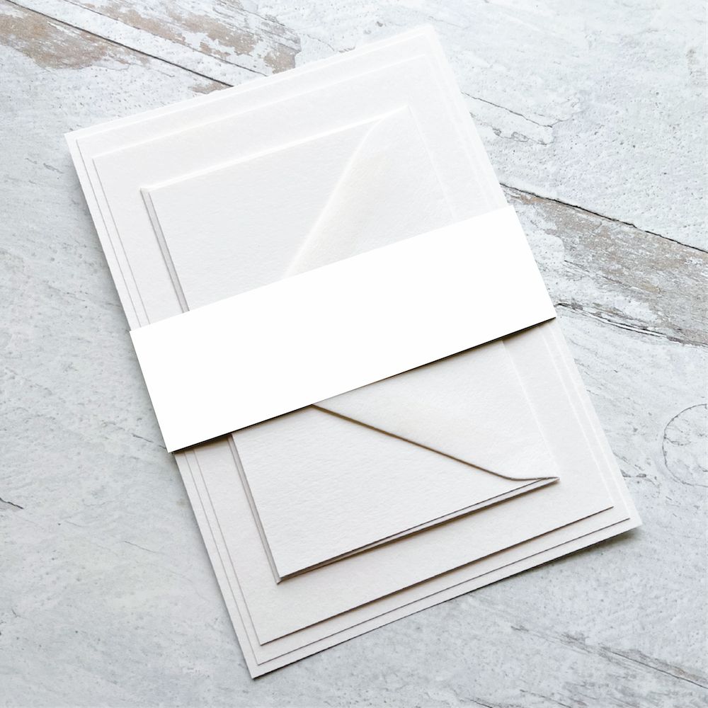 White Belly Bands-Cardstock Warehouse