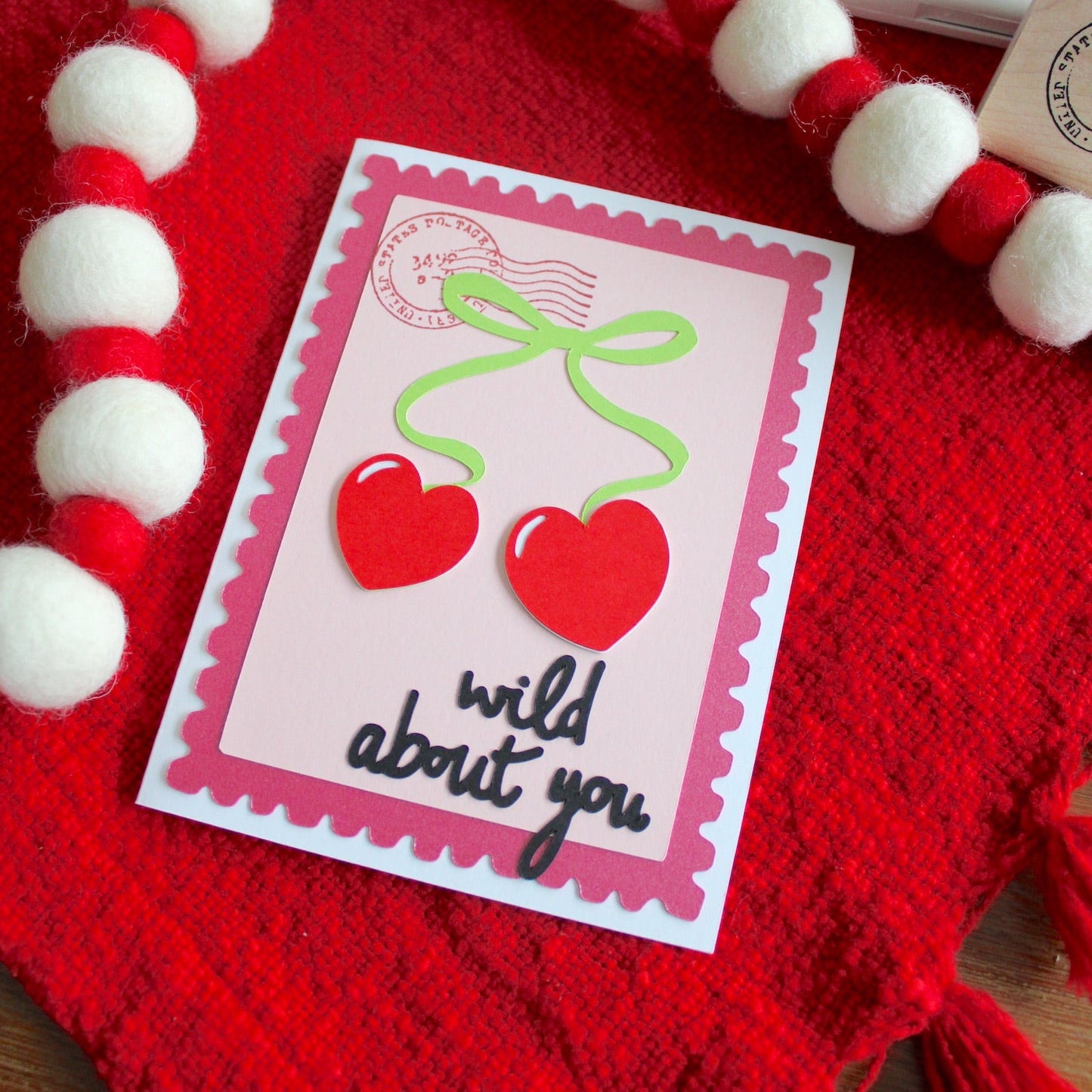 Wild About You Valentine's Day Card